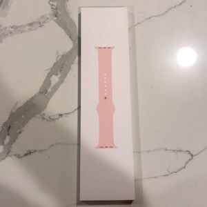 Never opened! 40m pink sand Apple Watch Sport band! Stainless steel pin.